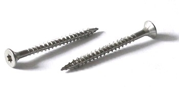 Træfacadeskrue med skærende spids V4A per PU med 200 stk