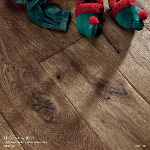 Ædeltræsparket Triplett bredplanke overflade 079 i land 14 x180mm pr. kvadratmeter