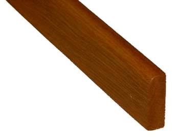 Egetræsfodliste 20x60 mm afrundet, faset pr. løbende meter