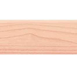 Fodliste i ahorn ca. 21x55 mm afrundet, faset pr. løbende meter
