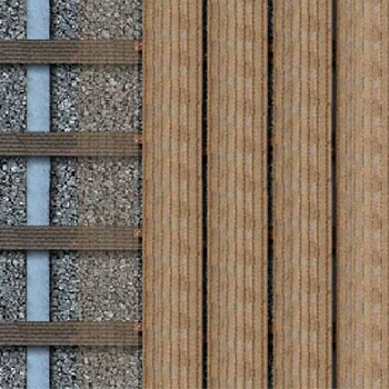 Glideskinner til terrasse 200 stk. pr.