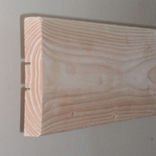 Douglasgran træbeklædning glat kant 21x145mm pr. kvadratmeter