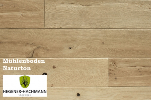 Møllegulv egeplanker 15mm tykkelse ubehandlet pr. kvadratmeter.