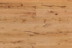 Planke 3-lags Välinge 5G-C Eg Rustik - børstet pr. kvadratmeter.