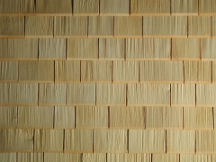 Gran shingles 40 cm lange i et bundt med 8,0 meters bredde