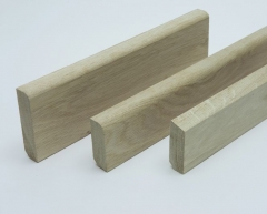 Fodliste til gårdplanke i ask 21 x 60 mm pr. løbende meter