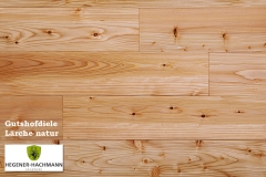 Lærkeplanke, 19 mm tyk, natur pr. kvadratmeter.