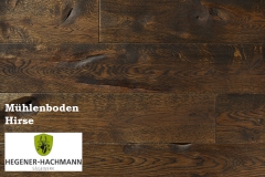 Møllegulv egeplanker 15mm tykkelse hirse pr. kvadratmeter.