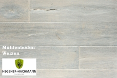 Møllegulv egeplanker 15 mm tykkelse hvede pr. kvadratmeter.